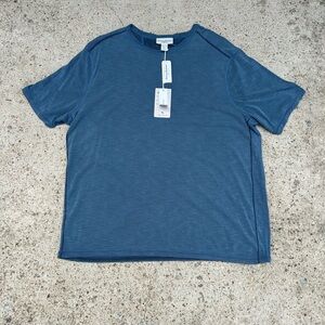 NWT Tommy Bahama Wicking Flip Sky Tee Short Sleeve Shirt Reversible Blue 3XL $79